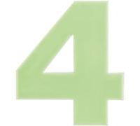 Numéro de maison phosphorescent - ''4'' G