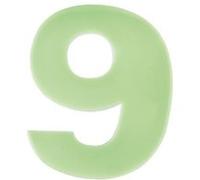 Numéro de maison phosphorescent - ''9'' G