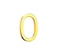 Numéro De Maison, Signes Extérieurs, Plaque D'adresse, Panneau Porte Résidentiel D'hôtel, 5Cm, 1 Pièce(0-Gold)