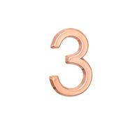 Numéro De Maison, Signes Extérieurs, Plaque D'adresse, Panneau Porte Résidentiel D'hôtel, 5Cm, 1 Pièce(3-Copper)