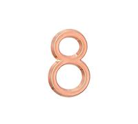 Numéro De Maison, Signes Extérieurs, Plaque D'adresse, Panneau Porte Résidentiel D'hôtel, 5Cm, 1 Pièce(8-Copper)