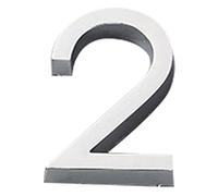 Numéro de porte, Noir alphanumérique autocollant de 60 mm, adapté aux cours, jardins, garages, boîtes aux lettres, etc.(2)