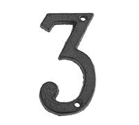 Numéro de porte, Numéro de porte d'entrée en fonte, numéro d'adresse, adapté à la cour murale de l'usine à domicile, Etc.(3)