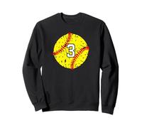Numéro de Softball n°3 Sweatshirt