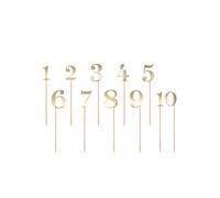 Numéro de table Or de 0-9