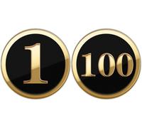 Numéro de table rond en acrylique for restaurant, for résidence, appartement, bureau, boîte aux lettres, plaque d'immatriculation en acrylique(6cm Black,21-40)