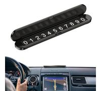 Numéro de téléphone de stationnement temporaire | Plaque téléphonique d'arrêt de stationnement automatique, panneau d'information pour quai de véhicules pour décoration intérieure de tableau de bord