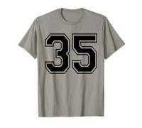Numéro de Trente Cinq #35 - Uniforme d'équipe de Sport - Anniversaire 35 T-Shirt
