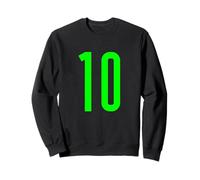 Numéro d'équipe de Sport Vert #10 Sweatshirt
