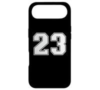 Numéro d'équipe Sportive n ° 23 Numéro Universitaire Blanc Coque pour iPhone Air