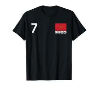 Numéro du Maroc Drapeau National Country Pride Heritage T-Shirt