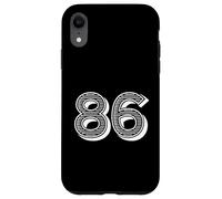 Numéro Eighty Six #86 pour l'événement d'uniforme d'équipe Sportive Coque pour iPhone XR