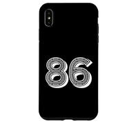 Numéro Eighty Six #86 pour l'événement d'uniforme d'équipe Sportive Coque pour iPhone XS Max
