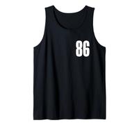 Numéro Eighty Six #86 Uniforme d'équipe Sportive Anniversaire 86 Débardeur