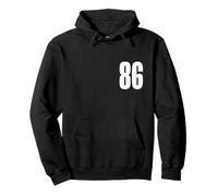 Numéro Eighty Six #86 Uniforme d'équipe Sportive Anniversaire 86 Sweat à Capuche