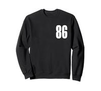 Numéro Eighty Six #86 Uniforme d'équipe Sportive Anniversaire 86 Sweatshirt