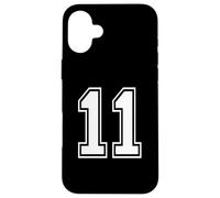 Numéro Eleven #11 Uniforme de l'équipe Sportive Anniversaire 11 Coque pour iPhone 16 Plus