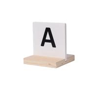 Numéro équitation signalisation saut d'obstacles pour hobby horse HKM Blanc 18x18x30 cm