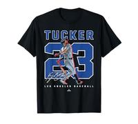 Numéro et Portrait Kyle Tucker Los Angeles Baseball MLBPA T-Shirt