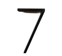 NuméRo Maison 127 mm Numéro de maison flottante Lettres Big Modern Poor Alphabet Accueil Extérieur 5 In.bloc numéros Adresse Plaque 0-9, AB(7)