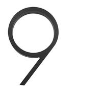Numero Maison Numéro de maison autocollant de 5 pouces, numéros de porte for boîte aux lettres, adresse, maison, appartements, plaque signalétique, bureau, chambre d'hôtel Numero De Maison(Black No.9)
