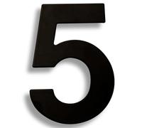 Numéro Maison,Numero de Maison Exterieur Numéro de maison extérieur en acier inoxydable 15/20/30 cm, 6/8/12 pouces, noir, for porte d'appartement, plaque d'adresse métal #0-9 avec vis(5,15cm)