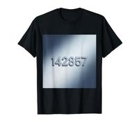 Numéro Phénix né de Sept 142857 T-Shirt Graphique avec Valeur
