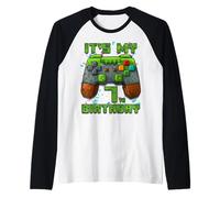 Numéro Pixel Gamer 7e Anniversaire garçon 7 Ans Manche Raglan