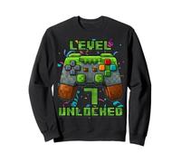 Numéro Pixel Gamer 7e Anniversaire garçon 7 Ans Sweatshirt