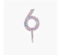 Numéro pour Cake Topper, brillant acrylique numéro gâteau Toppers gâteau décorations fête d'anniversaire gâteau pour anniversaire fête de mariage anniversaire
