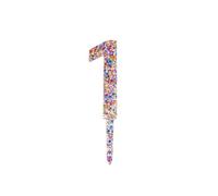 Numéro pour Cake Topper, brillant acrylique numéro gâteau Toppers gâteau décorations fête d'anniversaire gâteau pour anniversaire fête de mariage anniversaire