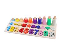 Numéro Puzzles - Numéro Puzzle Correspondant | Comptage De La Forme De La Forme | Jeu De Mathématiques | Jeu Assorti | Développer Des Compétences De Reconnaissance Et De Comptage Des Nombres | Jouet À