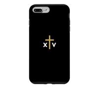 Numéro Romain du Pape Léon XIV avec Croix Fine Jésus Coque pour iPhone 7 Plus/8 Plus
