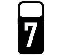 Numéro Seven # 7 - Uniforme de l'équipe de Sport - Anniversaire 7 Coque pour iPhone 17 Pro