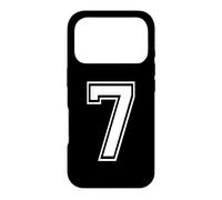 Numéro Seven #7 Uniforme d'équipe Sportive Anniversaire Anniversaire Coque pour iPhone 17 Pro