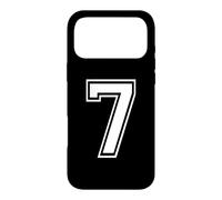 Numéro Seven #7 Uniforme d'équipe Sportive Anniversaire Anniversaire Coque pour iPhone 17 Pro Max