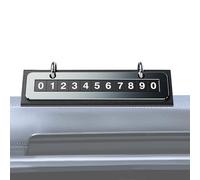 Numéro Téléphone Pour Voiture,Décoration Pour La Protection De La Vie Privée - Numéro De Téléphone Temporaire Pour Tableau De Bord De Voiture | Pour Centre Commercial Garage École Bord De Route Berlin