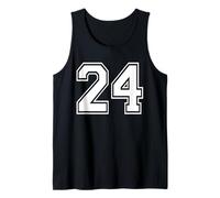 Numéro Twenty Four #24 Uniforme d'équipe Sportive Débardeur