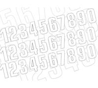 Numéros Blackbird 2 16x7,5cm blanc