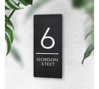 Numéros D’adresse 3D Acryliques Personnalisés For La Maison, Plaque D’adresse Personnalisée Avec Nom De Rue, Cadeau Unique For La Nouvelle Maison De Pendaison De Crémaillère(12"x5")