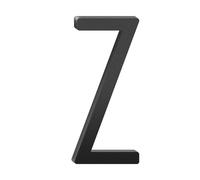 Numéros D'adresse De Maison Flottants En Aluminium, 1 Pièce, 5/6 Pouces, Lettres Métal Moderne for Porte Extérieure Noire(Z,5inch)