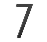 Numéros D'adresse De Maison Flottants En Aluminium, 1 Pièce, 5/6 Pouces, Lettres Métal Moderne for Porte Extérieure Noire(7,6inch)