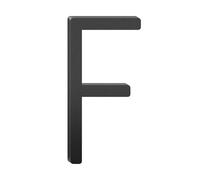 Numéros D'adresse De Maison Flottants En Aluminium, 7/8 Pouces, Lettres Métal Moderne for Porte Extérieure Noire, 1 Pièce(F,8inch)