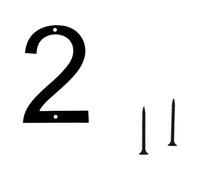 Numéros d'adresse flottants en métal moderne avec clous pour porte, jardin, boîte aux lettres, décoration, visibilité, signalisation en métal pour l'extérieur