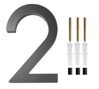Numéros d'adresse noirs ombrés de 12,7 cm pour plus de visibilité et un look professionnel (2)