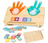 Numéros d'apprentissage préscolaire jouet, numéro de comptage jouet pour le doigt | Manipulations en bois Manipulations Jouet, habiletés motrices fines Improver l'activité éducative des enfants