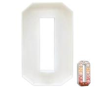 Numéros de chapiteau, numéros en mosaïque numéro 0 pour ballons de 3 pieds haut, découpe extra large pour décoration fête, accessoires photo, décorations du Nouvel An 2024 Style 3, décoration i