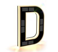 Numéros de Maison À Éclairage Solaire de 9 Pouces, Allument les Numéros D'adresse À Led Étanches pour les Maisons, Grands Numéros de Maison Modernes Éclairés Personnalisés D