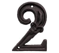 Numéros De Maison En Fonte - Numéros De Boîte Aux Lettres De Porte D'adresse, Décorative De Style Vintage | Panneau D'adresse Extérieur De Maison En Fonte, Pour Porche, Clôture D'entrée,