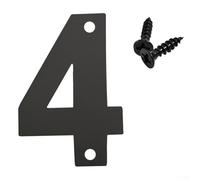 Numéros de maison flottants en acier inoxydable de 10,2 cm pour boîte aux lettres et adresse personnelle (4)